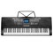 Ashthorpe 61-Key Digital Electronic Keyboard Piano with Full-Size Keys for Beginners, Includes Headphones, Mic and Keynote Stickers